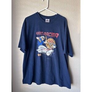 Vintage 2002 Speed Racer Mach Navy Blue T-Shirt Men’s Size XL Gently Used